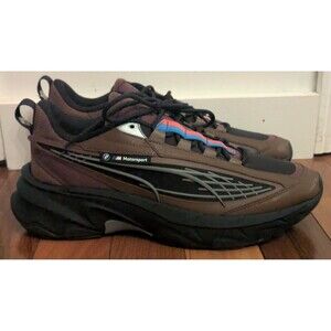 PUMA BMW Motorsport Carbon Espresso Brown Sneakers Men's 9.5 NWOB 308788-01